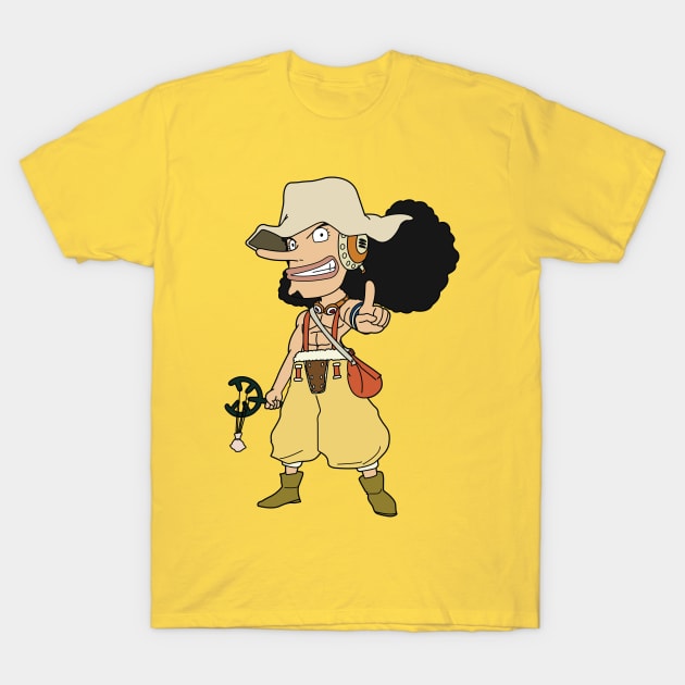 Usopp T-Shirt by onepiecechibiproject